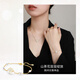 Chow Tai Sang pearl camellia bracelet for female Hepburn style light luxury high-end niche jewelry as a birthday gift for girlfriend