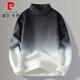 
Pierre cardin high-end sense fake two-piece sweater men 2025 new gradient shirt collar sweater men winter thermal inner wear 9756 red [liner * shirt * collar] 2XL about 150~170Jin [Jin equals 0.5 kg] can be worn