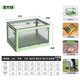 Winterret Storage Box Home Folding Wardrobe Clothes and Quilts Storage Artifact Plastic Transparent Storage Box Toy Organizing Box Five-Side Doors - Ruozhu Green Extra Large 60*42*33.5cm