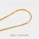 Fat Donglai's same necklace for men, 24K gold-plated snake bone chain, hip-hop versatile clavicle chain for women, 50cm