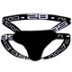 Gorgeous sexy underwear men passion free thong sexy beltless big bag hollow hip reveal gay trendy underwear sm gay adult sex products black M