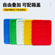 新诺达加厚塑料周转箱大号长方形快递框带轮服装厂储物收纳胶箱带盖货筐 830*570*510【带轮无盖】 默认蓝色（红/黄/白/绿需备注）