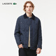 LACOSTE French crocodile men's fashionable and versatile solid color warm lapel cotton jacket | BH0689 166/Navy Blue S 48
