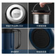
Taifu high thermos cup 316 stainless steel tea water separation cup business office water cup with lid tea separator filter tea cup mouth cup T6175 walnut brown 650ml
