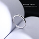 Xiangnan 999 sterling silver geometric ring women's light luxury vegetarian ring index finger ring tail ring open ring niche high-end birthday gift 999 silver faceted geometric ring
