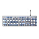 Logitech new k845 pudding mahjong Xiaoliu Ya mechanical keyboard wired office game blue shaft tea shaft high appearance k845 blue and white porcelain high content pbt red shaft