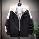 
Cotton jacket men's spring and autumn jacket men's Korean style men's clothing plus velvet sports and casual clothes men's trendy jacket 9902 khaki XL