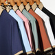 
Woodpecker (TUCANO) short-sleeved T-shirt men's lapel solid color ice silk thin Polo neck T-shirt middle-aged and young people loose and non-iron men's half-sleeved JD9918 Navy 170