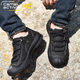 Zapatos de cuero dinámico de camello zapatos de senderismo genuino de cuero genuino no deslizamiento de otoño e invierno al aire libre zapatos de ancianos con la punta de los pies cómodos zapatos de trabajo casuales marrón (capa superior de vaca) 9888 38 zapatos de cuero estándar tamaño
