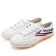 
Feiyue official canvas shoes men's shoes summer breathable women's shoes Shaolin soul track and field jogging shoes couple casual sports shoes men classic white red blue 41 one size larger