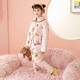 Fenton children's pajamas, women's quilted pajamas, big children's parent-child autumn and winter anti-static surface girls' home clothes set Q9J2470269