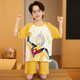 浪莎（LangSha）儿童睡衣男童夏季短袖薄款纯棉家居服男孩小中童夏天学生卡通套装 LTN686 160 建议150-160CM/80-95斤