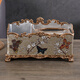 Yonghuan European Multi-fonction Tissue Multifonction Boîte de tissus salon Boîte de cartes ménagers American Retro Retro Control Rangement 1047 Blue Oriole Blossom Vertical Draw