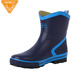 Jolly Walk Water Shoes Men's Rain Shoes Low Water Boots Car Wash Fishing Rain Boots Waterproof Overshoes Rubber Shoes Dark Blue 42