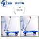 Remolque plano espesado Plegable Pleble Truck Truck Truck Truck Truck Truck Truck Truck Truck Truck Push Truck Camión Pequeño Micro 4872 engrosado con 400 Jin [Jin iguala 0.5 kg]