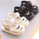 Rabbit Big Wen Infant and Toddler Sandals 0-1 Years Old Baotou Toddler Shoes Summer Anti-Slip Soft Sole Boys and Girls Shoes 6-12 Months BXW White Sandals 1 Pair Single Size 13.5cm Length (1-2 Years Old)