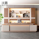 Wolin E0 level boss desk modern desk president chairman high-end office home office desk and chair combination 3.6 meters boss desk-double cabinet