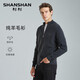 Shanshan 100% Pure Cardigan Cardigan Chaqueta de punto de punto de punto de punto Otoño e Invierno Nuevo Top Men's Clothing 99 Black T700Tym25 XL (180/96a)