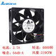 Delta 12cm Centimètre Ventilateur violent 12038 Plate-forme de carte graphique Châssis Fan de refroidissement Machine Ant Machine Universal 3500 Transfert 0.9a