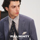 Full Monty Spring und Herbst Herren Blazer Pure Wool Casual High-End Single West Top Bräutigam Hochzeitsanzug (doppelt) hellblau 1268 52