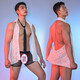 
Role-playing sexy pajamas for men's special couples' stimulating uniforms for seductive thongs three-point sex pajamas black crotch leaky hip jumpsuit-men's sex underwear men's bed date robe free