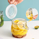 Baijie glass sealed jar 500ml 3 canned bird's nest jar bottle honey jar kimchi jar wine bottle