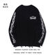 Cool Chapter (KUZHANG) European and American trendy high street long-sleeved T-shirt men's trendy ins couples hip-hop style loose street autumn clothes base shirt 679 black M