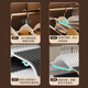Forty Thousand Kilometers Clothes Rack Seamless Anti-Slip Clothes Rack Clothes Hanger Fish Mouth Collar Clothes Hanger Large Wet and Dry Use