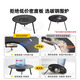 Primitive tea-making barbecue stove for household indoor barbecue stove set outdoor barbecue table heating basin charcoal barbecue grill 80CM thickened large table stove with 7-piece set + frying pan + cover + storage bag