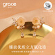 Grace Girl camellia earrings for women, light luxury and high-end earrings, popular earrings, Valentine's Day birthday gifts for girlfriends and wives, camellia earrings-local warehouse