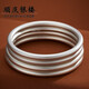 Shunqing Silver House Ancient Methode Silber Armband Matte 9999 Fuß Silber Männer und Frauen Erben Armband Schmuck geschlossene einfache Bands für die Freundin Alte Methode Silber Armband 40G-56mm Matching Zertifikat