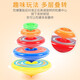 Children's Split Music Gyro Haidilao Gyro Colorful Gyro Toy New Fun Launcher Battle Dish Boy Rotating Small Gyro Decompression Toys Split Rohan Competition Children's Toys Split Music Gyro [5 Gyro + 1 Launcher]