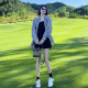 圣保美衬衫连衣裙女夏季套装长袖春秋新款2025法式气质吊带短裙子小个子 衬衣+吊带裙【套装】 M 码