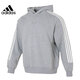 Толстовка Adidas с капюшоном мужская и женская одежда 24 зимний хлопок плюс бархатный теплый и свободный нейтральный случай повседневной одежды молодежный джампер Ji6636-Gray/предлагается взять небольшой размер 175/96A/M