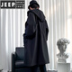 Jeep Spirit Sweaty Wind Coat Chaqueta de abrigo para hombres Nuevo abrigo de rodilla Over-Knee Autumn e invierno en espesor de la ropa sobre ropa masculina algodón verde militar más grueso l 115jin [Jin equivale a 0.5 kg] -140Jin [Jin equivale a 0.5 kg]