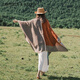 Chaneelr / Karith Cape Schalschal Mode Frauen Winterschalm warmer Schal für Frauen Herbst und Winter Frauen Schal Orange Neue Art Orange 160*135