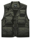 JP Spring-, Sommer- und Herbst-Dünn-Herren-Weste Multi-Pocket-Schnellrocknen Bergsteigerfotografie Jacke 9898 Military Green 2xl (geeignet für 155 Jin [Jin ist 0,5 kg] -170 Jin [Jin gleich 0,5 kg]))