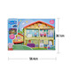 [90% new] Hasbro Peppa Pig Children's House toys and dolls birthday gifts Warm home luxury suit F2188