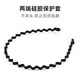 Skin-friendly anti-slip wavy invisible hair hoop for men, back head pressing hair hole, hair bundling, broken hairpins for women MF8936