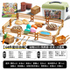 
Lebeifu simulated animal model toy set zoo tiger wild farm boy birthday 61 Children's Day gift