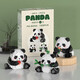 Chaolechuang Tendencia nacional Flower Panda Modelo Bloque de construcción Asamblea de niños Adultos Niños para niños Panda 3 formas de jugar 983 piezas + almohadillas auxiliares