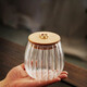 WINTERPALACE glass tea jar household large tea storage jar black tea green tea Pu'er tea storage tea sealed jar moisture-proof 750ml round