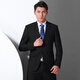 Shanghai Haoyu Ten Piece Suit Suit Men's Slim Business Formal Wear Interview Professional Wear Groomsmen's Wear Wedding Dress Black Two Buttons Free Shirt Tie Belt Brooch 160A Recommended 40-45KG