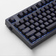 Belly spirit mk870pro blackberry side engraving mechanical keyboard Bluetooth wired wireless customized computer game silent office [single mode] Obsidian Pro + pure black side engraving KTT burgundy shaft [mahjong sound] 87 keys