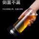 
Sino single-layer glass cup car-mounted men's large capacity portable tea cup with filter mesh thickened water cup XN-6075/6076 Glass cup: 6075-480ML+ cup set cup brush 360ML-695ML