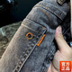 
JEEP SPIRIT Jeans Men's 2024 Spring and Autumn Print Slim Feet Casual Washed Long Pants Summer New Style T698 [Gray-Blue] 34 [150Jin [Jin equals 0.5 kg]-165Jin [Jin equals 0.5 kg]]