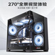 华硕海景房主机 i3 12100F/GTX1660S/3050家用娱乐游戏电脑台式机组装电脑主机DIY整机 配置一i3 12100F/GTX1050Ti 4G 单主机