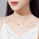 Zokai small waist pendant yellow 18K gold necklace simple versatile necklace birthday gift D06864
