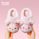 Pig Daddy Melody Children's Cotton Slippers Girls Autumn and Winter New Home Indoor Non-Slip Girls Sanrio Parent-Child Slippers Pink Hello Kitty Sanrio Genuine Authorization 23 Inner Length 21CM Suitable for Foot Length 20CM