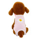 No pet dog menstrual pants female dog sanitary pants female dog anti-harassment small dog Teddy menstrual pants can replace the aunt's towel yellow chick (single piece) L size (recommended for pets within 13-20 Jin [Jin is equal to 0.5 kg])